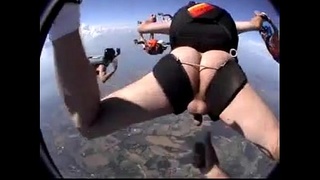 Raw parachute jump, but forgot one thing...!