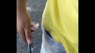 Mamando no pau gostoso na rua