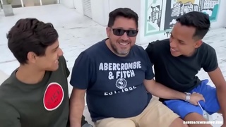 Dad and Sons Barebacking Sex Orgy